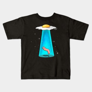 EGG BACON UFO Kids T-Shirt